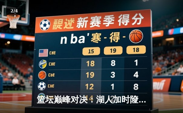 篮坛巅峰对决：湖人加时险胜勇士，詹姆斯三双引领翻盘 - 2